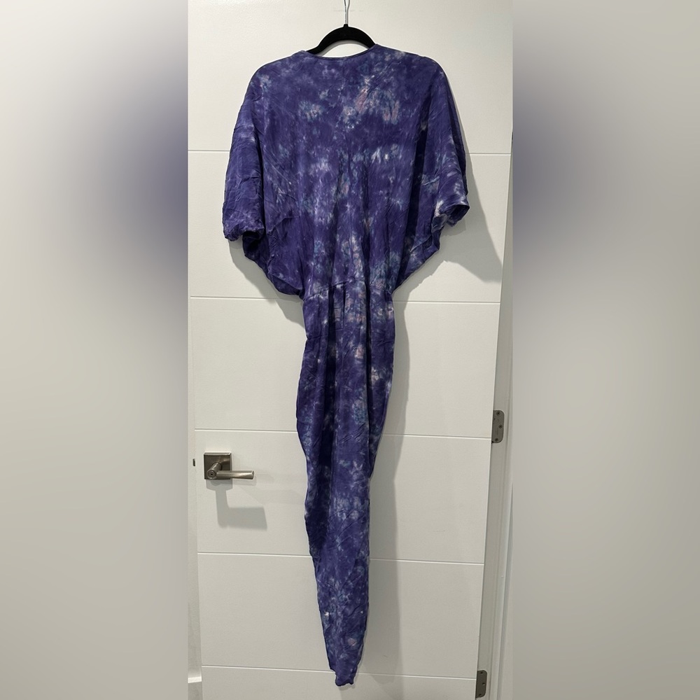 YFB Siren Maxi Dress, Tie-Dye Long Silky - Picture 8 of 9